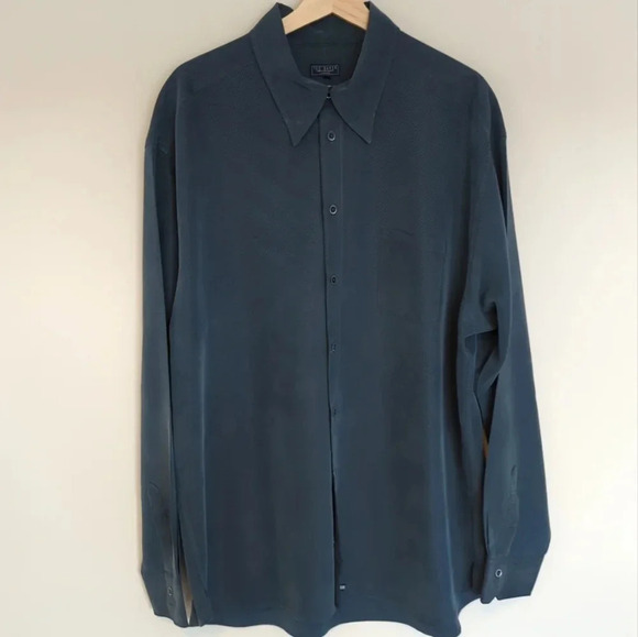 TED BAKER London Men's Size 6 Casual Shirt 60% Polynosic/40% Polyester Button - Picture 2 of 11